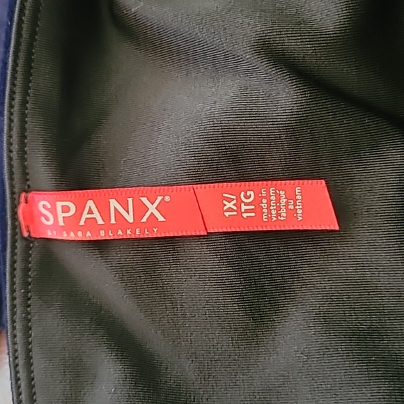 NWT 1X SPANX Navy Blue Classic Velour Slimming Leggings - Picture 5 of 6